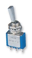 5632A9 - Toggle Switch, On-(On), SPDT, Non Illuminated, 5000 Series, Panel Mount, 6 A - APEM