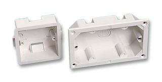 QFB1WHI - Electrical Box, Wall Mount, PVC, 1 Gang, 35 mm Internal Depth - HONEYWELL
