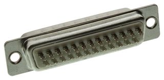 5501-25PA-02-F1 - D Sub Connector, Standard, Plug, 5501, 25 Contacts, DB, Solder Cup - MULTICOMP PRO