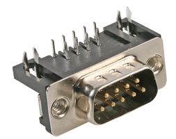 5504F1-09P-02-03-F1 - D Sub Connector, Standard, Plug, 5504, 9 Contacts, DE, Solder - MULTICOMP PRO