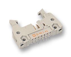 09 18 510 6903 - Pin Header, Right Angle, Wire-to-Board, 2.54 mm, 2 Rows, 10 Contacts, Through Hole Right Angle - HARTING