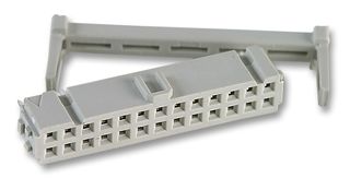 09 18 514 7813 - IDC Connector, With Strain Relief, IDC Receptacle, Female, 2.54 mm, 2 Row, 14 Contacts, Cable Mount - HARTING