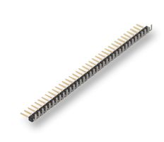 77315-818-36LF - Pin Header, Right Angle, Board-to-Board, 2.54 mm, 1 Rows, 36 Contacts, Through Hole Right Angle - AMPHENOL COMMUNICATIONS SOLUTIONS