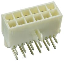 1-770972-0 - Pin Header, Wire-to-Board, 4.14 mm, 2 Rows, 12 Contacts, Through Hole Right Angle - AMP - TE CONNECTIVITY