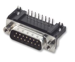 8LCM015P-301B-XX - D Sub Connector, Standard, Plug, 8LC, 15 Contacts, DA, Solder - MULTICOMP PRO