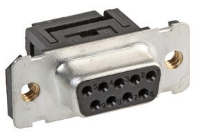 8FTM09S-30N4-FEC - D Sub Connector, Standard, Receptacle, 8F, 9 Contacts, DE, IDC / IDT - MULTICOMP PRO