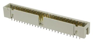 09 18 540 6324 - Pin Header, Straight, Wire-to-Board, 2.54 mm, 2 Rows, 40 Contacts, Through Hole, SEK 18 - HARTING