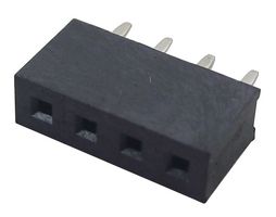M22-7130442 - PCB Receptacle, Board-to-Board, 2 mm, 1 Rows, 4 Contacts, Through Hole Mount, M22 - HARWIN