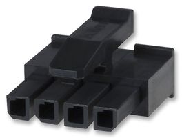 1445022-4 - Connector Housing, Micro MATE-N-LOK, Receptacle, 4 Ways, 3 mm - AMP - TE CONNECTIVITY