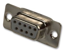 DE-9ST-0-LF - D Sub Connector, DB9, Standard, Receptacle, Basic D Series, 9 Contacts, DE, Solder - CINCH CONNECTIVITY SOLUTIONS