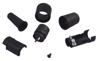 99 0601 00 02 - Circular Connector, 678 Series, Cable Mount Plug, 2 Contacts, Solder Pin, Nylon (Polyamide) Body - BINDER