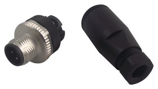 99-0429-14-04 - Circular Connector, 713 Series, Cable Mount Plug, 4 Contacts, Screw Pin, Threaded - BINDER