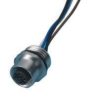 09-3442-00-05 - Circular Connector, 713 Series, Panel Mount Receptacle, 5 Contacts, Solder Socket, Metal Body - BINDER