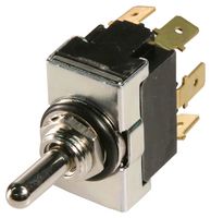 AWTS1504 - Toggle Switch, (On)-Off-(On), DPDT, Non Illuminated, A, Panel Mount, 20 A - TE CONNECTIVITY