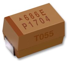 TPME106K050R0120 - Surface Mount Tantalum Capacitor, Ultra Low ESR, 10 µF, 50 V, 2917 [7343 Metric], ± 10%, 0.12 ohm - KYOCERA AVX