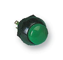 P9213125 - Industrial Pushbutton Switch, P9, 12 mm, SPDT-DB, Momentary, Round Raised, Green - OTTO CONTROLS