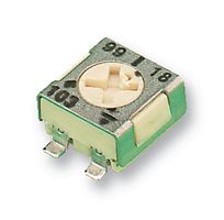 TS53YL503MR10 - Trimpot, Single Turn, Cermet, Top Adjust, 50 kohm, Surface Mount, 1 Turns - VISHAY