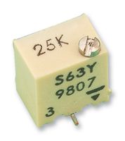 TS63Y503KT20 - Trimpot, Multi Turn, Cermet, Top Adjust, 50 kohm, Surface Mount, 15 Turns - VISHAY