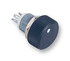 P16NP222MAB15 - Rotary Potentiometer, Cermet, 2.2 kohm, 1 Turns, Linear, 1 W, ± 20%, P16 - VISHAY