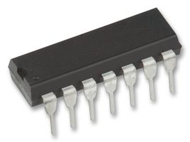 MCP6004-E/P - Operational Amplifier, Quad, 4 Amplifier, 1 MHz, 0.6 V/µs, 1.8V to 6V, DIP, 14 Pins - MICROCHIP