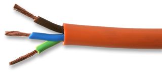 3183Y-0.75MMORN100M - Multicore Cable, Unscreened, 3 Core, 0.75 mm², 328 ft, 100 m - MULTICOMP PRO