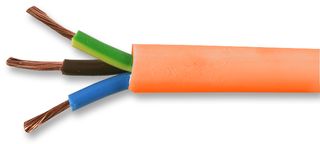 3183Y-2.50MMORN100M - Multicore Cable, Unscreened, 3 Core, 2.5 mm², 328 ft, 100 m - MULTICOMP PRO