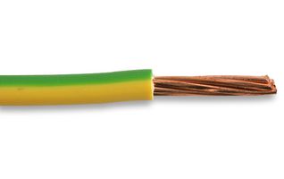 6491B-1.50MMG/Y100M - Wire, LSZH, Green, Yellow, 1.5 mm², 328 ft, 100 m - PRO POWER