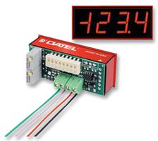 DMS-30PC-4/20S-24RS-I-C - Panel Meter, DMS-30PC-4/20S Series, Current Loop, 4 to 20mA, 3.5 Digits, 21.6 V to 26.4 V, Red - MURATA POWER SOLUTIONS