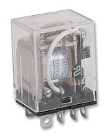 LY2 110/120 VAC - General Purpose Relay, LY Series, Power, Non Latching, DPDT, 120 VAC, 15 A - OMRON INDUSTRIAL AUTOMATION