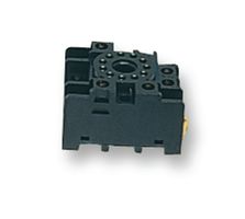 PF113A-E - Relay Socket, DIN Rail, Screw, 11 Pins, 10 A, 250 VAC, MKS - OMRON INDUSTRIAL AUTOMATION