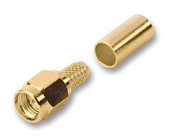 MP-49-03L-TGG - RF / Coaxial Connector, SSMA Coaxial, Straight Plug, Crimp, 50 ohm, RG316, Beryllium Copper - MULTICOMP PRO