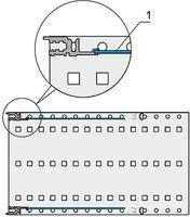 24561-052 - Cover Plate, 84HP, 220mm, Aluminium, 19" Chassis EuropacPRO - NVENT SCHROFF