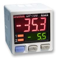 DP-101A-E-P - Pressure Sensor, Shock Resistant, -10 to 50°C, 1 bar, Gauge, 24 VDC - PANASONIC