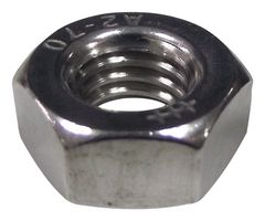 M10 STAINLESS FULL N - Nut, Hex, M10, A2 Stainless Steel, Pack of 50 - DURATOOL