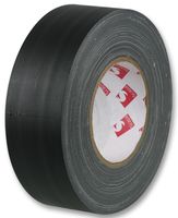 3130 BLACK - Gaffer Tape, Cloth, Black, 50 mm x 50 m - PRO POWER