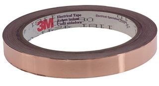 1181 12MM - Tape, Conductive Shielding, Copper Foil, 12.7 mm x 16.5 m - 3M