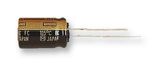 EEUFC0J152 - Electrolytic Capacitor, 1500 µF, 6.3 V, ± 20%, Radial Leaded, 3000 hours @ 105°C, Polar - PANASONIC