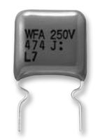 ECWF2W274JAQ - General Purpose Film Capacitor, Metallized PP, Radial Box - 2 Pin, 0.27 µF, ± 5%, 84 V, 450 V - PANASONIC