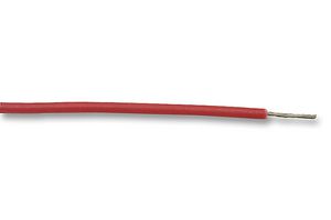 1855 RD005 - Wire, Stranded, Hook Up, PVC, Red, 22 AWG, 0.357 mm², 100 ft, 30.5 m - ALPHA WIRE