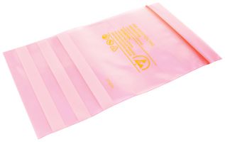 203065 - Antistatic Bag, Pink, Resealable, 254mm W x 355.6mm L - DESCO EUROPE / VERMASON