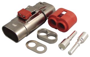 PL182X-61-10 - Rectangular Power Connector, Cable, 2 Contacts, PowerLok 60, Cable Mount, Crimp, Plug - AMPHENOL INDUSTRIAL