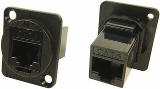 CP30222 - In-Line Adapter, RJ45, RJ45, Adaptor, In-Line, FT, Jack, 8 Ways - CLIFF ELECTRONIC COMPONENTS
