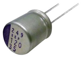 4SEQP680M - Polymer Aluminium Electrolytic Capacitor, 680 µF, 4 V, Radial Leaded, 0.025 ohm - PANASONIC