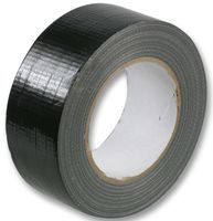 9051 BLACK - Duct Tape, PE (Polyethylene) Cloth, Black, 48 mm x 50 m - PRO POWER