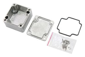 MC001193 - Metal Enclosure, Die Cast, With EPDM Continuous Seal, Small, Diecast Aluminium, 90.5 mm, 160 mm - MULTICOMP PRO