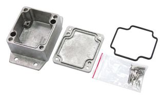 MC001226 - Metal Enclosure, Die Cast, With EPDM Continuous Seal, Small, Diecast Aluminium, 82 mm, 146 mm - MULTICOMP PRO
