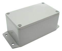 MC001084 - Metal Enclosure, With Flange, Small, Diecast Aluminium, 57 mm, 80 mm, 125 mm, IP65 - MULTICOMP PRO