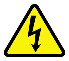 PESW-B-1Y - Label, Warning, 25.4 mm, 25.4 mm, Vinyl, Flash / Risk Of Electric Shock (Symbol) - PANDUIT