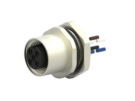 T4171310004-001 - Sensor Cable, A Coded, M12 Receptacle, Free End, 4 Positions, 200 mm, 7.87 " - TE CONNECTIVITY