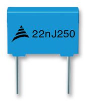 B32520C1224J000 - General Purpose Film Capacitor, Metallized PET Stacked, Radial Box - 2 Pin, 0.22 µF, ± 5%, 63 V - EPCOS